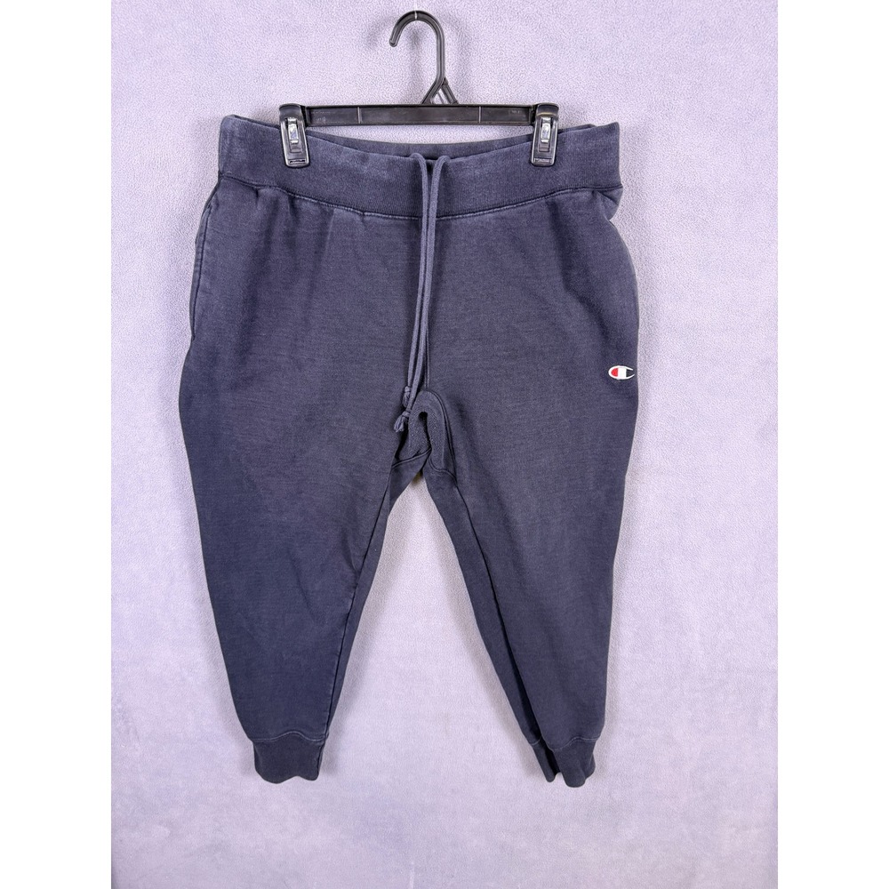 Champion Reverse Weave Sweatpants Mens Large Black Joggers Athleisure Gym
